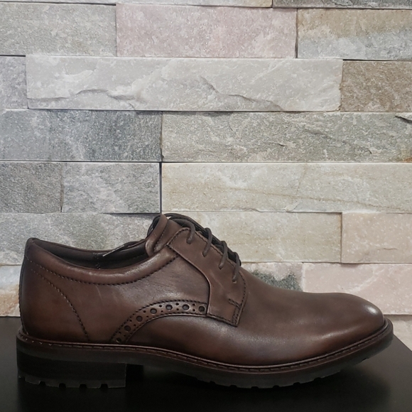 🎁 ECCO Men's Vitrus I Plain Toe Derby Shoes - Picture 9 of 12